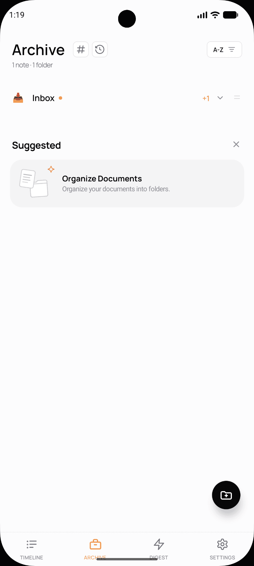 Instant Archiving